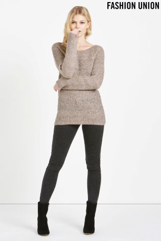 Fashion Union Scoop Neck Jumper